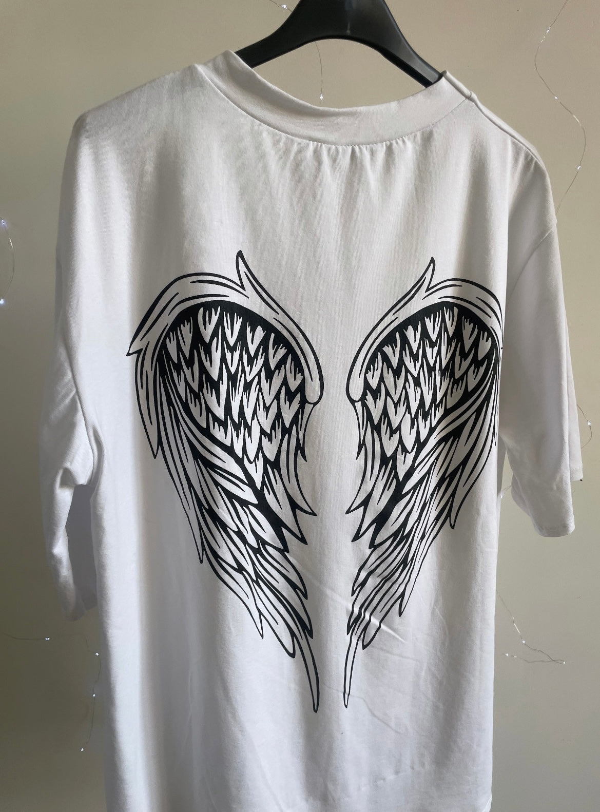 T-SHIRT AILES BLANC