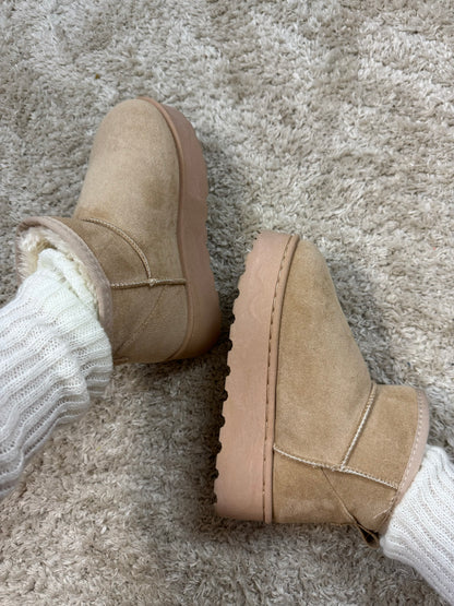 BOTTINES UGGY BEIGE