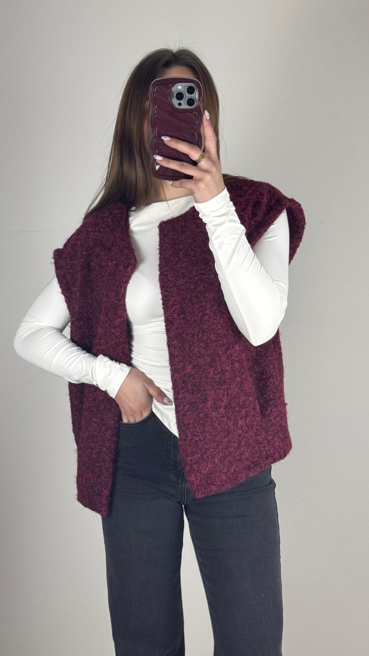 GILET LAINER BORDEAUX