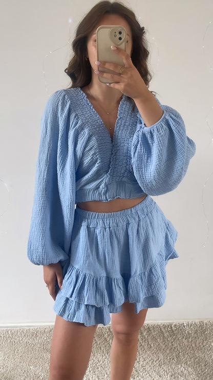 ENSEMBLE LONA BLEU