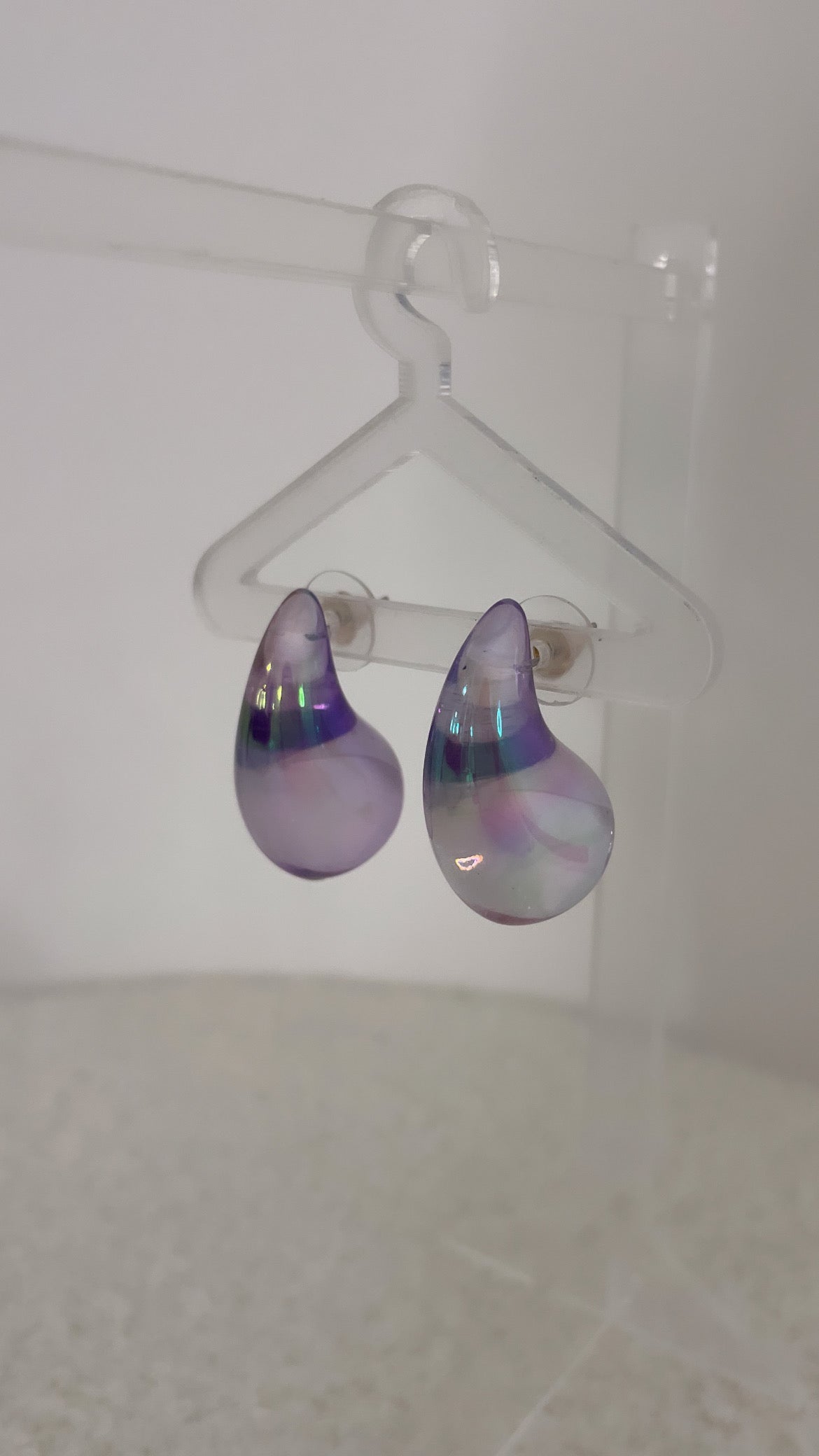 BOUCLES D'OREILLES GOUTTES D'EAU