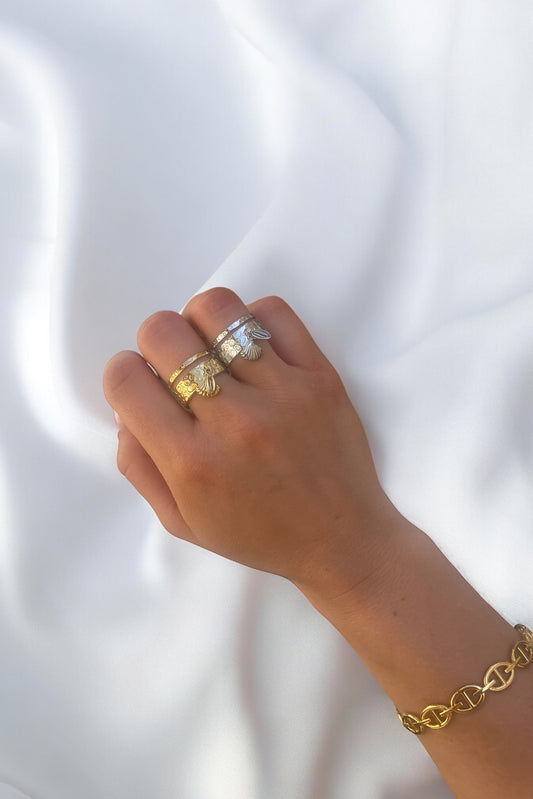 BAGUE BRELOQUE COQUILLAGE