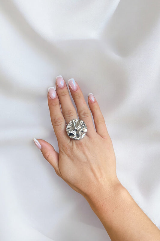 BAGUE CAPSULE ARGENT