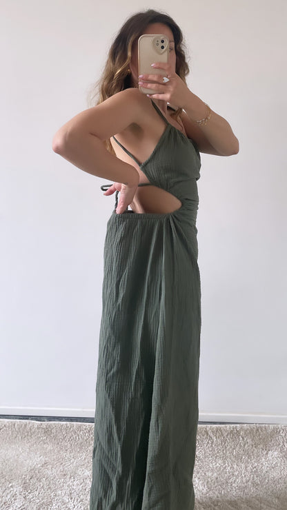 ROBE AURELIE KAKI